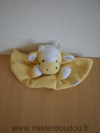 Doudou Vache Artimport Jaune blanc 