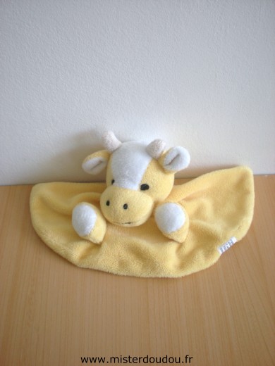 Doudou Vache Artimport Jaune blanc 