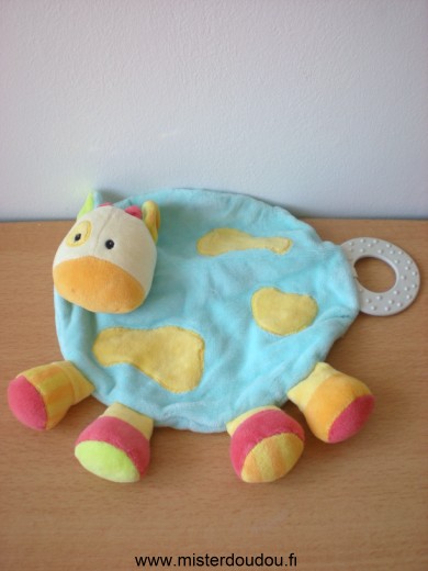 Doudou Vache Baby sun Multicolore 