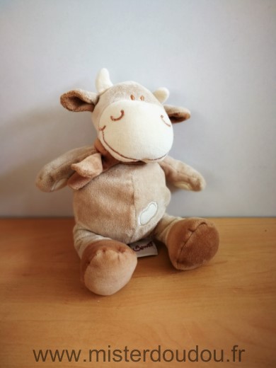 Doudou Vache Bengy Beige 