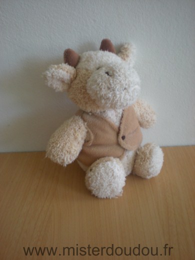 Doudou Vache Caloogan Beige 