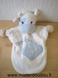 Doudou Vache Cmp Blanc beige bleu meuh meuh ! 