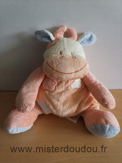 Doudou Vache Doukidou Orange 