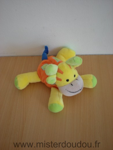 Doudou Vache Dupuis Jaune orange 