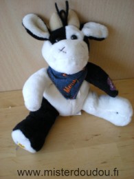 Doudou Vache Fizzy Blanc noir Fait 