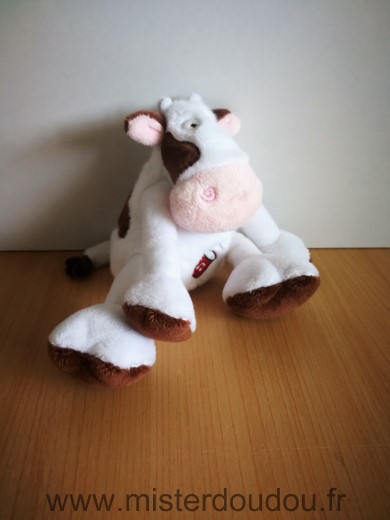 Doudou Vache Gipsy Blanc marron Boite sonore ne fonctionne plus