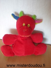 Doudou Vache Gipsy Rouge 