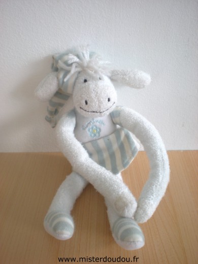 Doudou Vache Luminou Bleu 