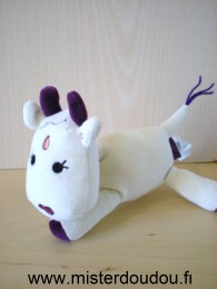 Doudou Vache Marese Ecru violet 