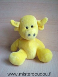 Doudou Vache - Marque non connue - Jaune 