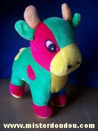 Doudou Vache Maxita Multicolore 