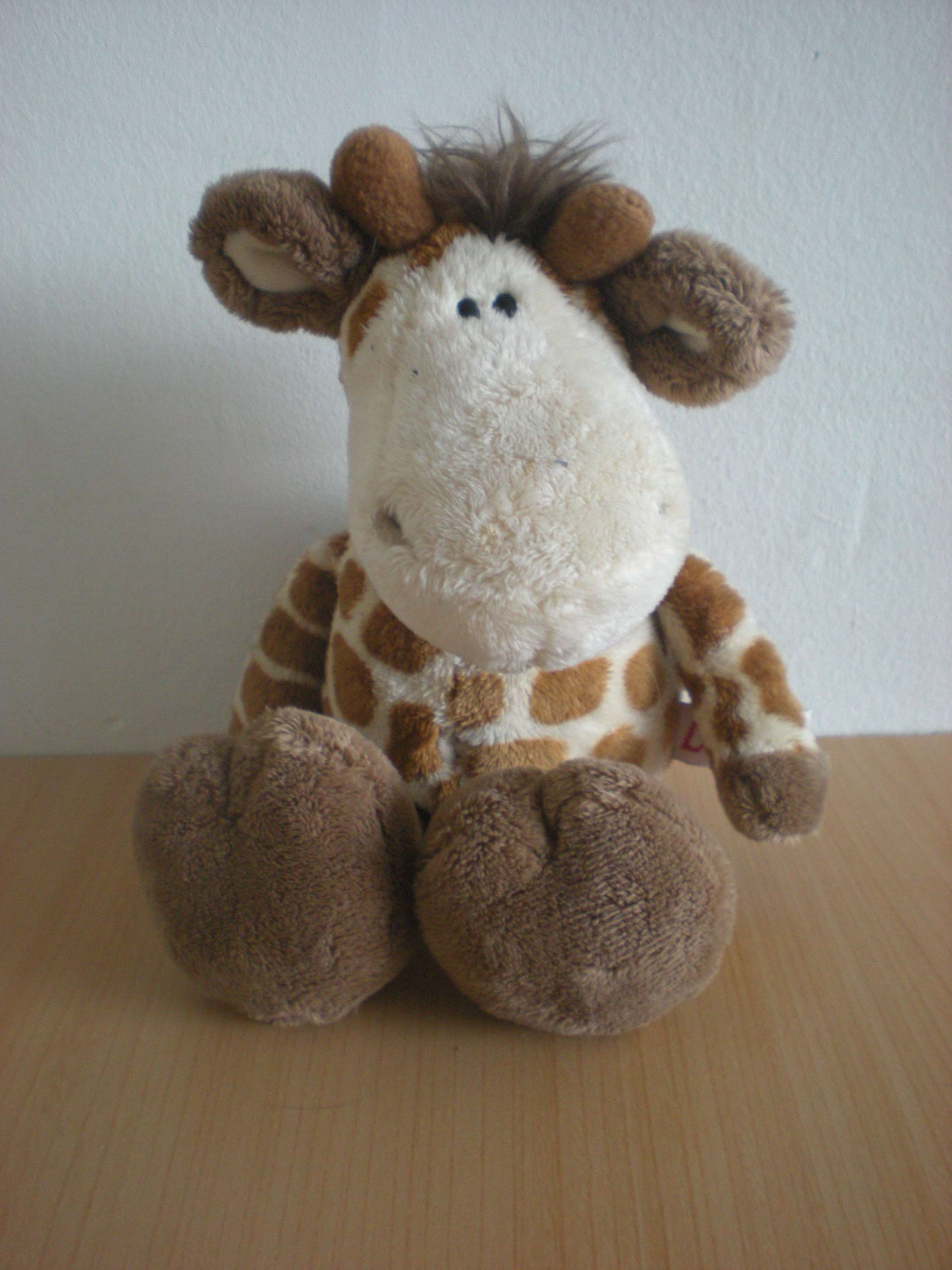 Doudou Vache Nici Ecru taches marrons 