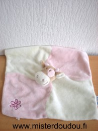 Doudou Vache Noukie s Vache lola blanc rose 