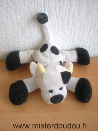 Doudou Vache Tigex Blanc noir 