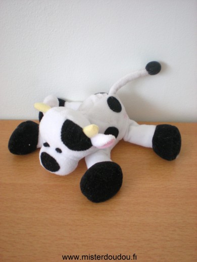 Doudou Vache Tigex Blanc noir 