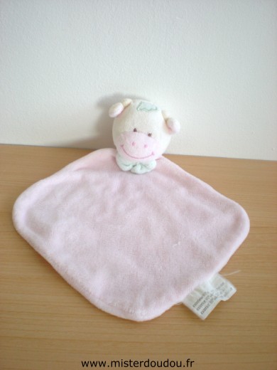 Doudou Vache 0 Rose 