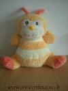 Abeille-Nounours-Jaune-orange-ailes-vertes