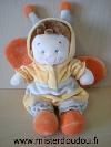 Bonhomme-Kiabi-baby-Jaune-orange-beige-Bonhomme-papillon