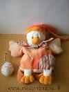 Canard-Doudou-et-compagnie-Banjo-orange-blanc