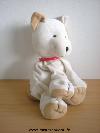Chien-0-Blanc-collier-rouge