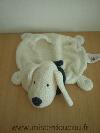 Chien-Babyclub-Blanc-foulard-bleu-marine