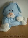 Chien-Fisher-price-Puffalump-bleu-blanc