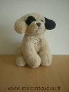 Chien-Gipsy-Beige-noir-patte-sur-la-poitrine-Attention-boite-sonore-ne-fonctionne-plus