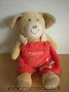 Chien-Nounours-Beige-salopette-rouge-toutou