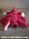 Chien-Vertbaudet-Rouge---framboise-ecru-Marque-mem-creation