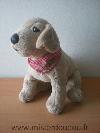 Chien---marque-non-connue---Beige-Floulard-vichy-rouge-brode-luzie