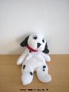 Chien---marque-non-connue---Blanc-tissus-eponge-collier-rouge-lucky-(1001-dalmatiens)