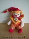 Clown-Doudou-et-compagnie-Orange-bonnet-rouge-N-a-plus-son-mouchoir-blanc-a-la-main