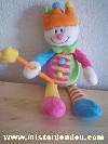 Clown-Jollybaby-Multicolore-Prince-ou-roi-avec-un-grelot-dans-le-ventre