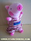 Cochon---Marque-non-connue---Rose-combinaison-rayee-rouge-gris-Monsieur-luca