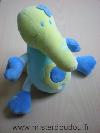 Crocodile-Baby-sun-Bleu-vert--fleur-bleue