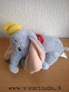 Elephant-Disney-Dumbo-gris-col-eouge-chapeau-jaune
