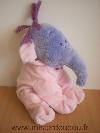 Elephant-Disney-Lumpy-mauve-pyjama-rose-capuche-trois-boutons-brodes-tete-de-lumpy