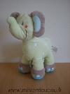 Elephant-Nicotoy-Vert-bleu-etoiles-blanches