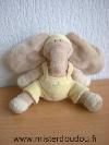 Elephant-Noukie-s-Beige-salopette-jaune