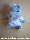 Hippopotame-Maxita-Tete-en-peluche-grise-salopette-rayee-bleu-blanc