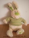 Lapin-Anna-club-plush-Beige-pull-raye-vert-beige