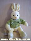 Lapin-Anna-club-plush-Jaune-pull-vert