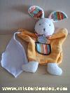 Lapin-Baby-nat-Orange-mouchoir-blanc