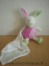 Lapin-Baby-nat-Rose-vert-blanc-mouchoir-blanc