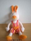 Lapin-Baby-sun-Blanc-salopette-rayee-rose-jaune-orange