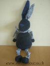 Lapin-Bout-chou-Bleu-marine-pattes-rayees-bleues