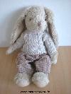 Lapin-Ciad-Beige-pull-beige-pentalon-a-carreaux-marron