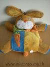 Lapin-Cooper-Beige-orange-vert-carotte-Attention-il-n--a-plus-sa-bouillotte