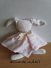 Lapin-Corolle-Blanc-robe-rose-semi-plat-patachou