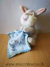 Lapin-Disney-Panpan-gris-mouchoir-bleu-thumper